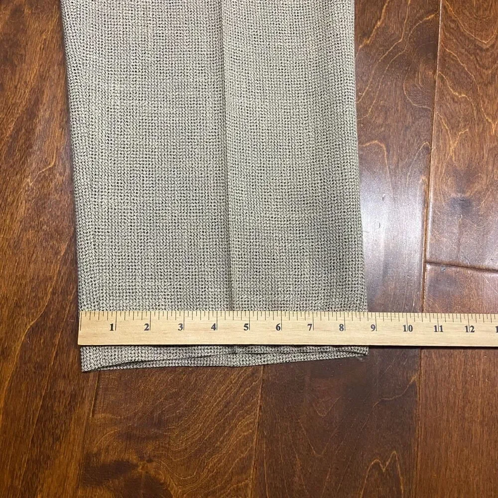 PRONTI Casual Vintage Dress Pleated Tan Brown Slacks Pants Men's Size 40 x 32